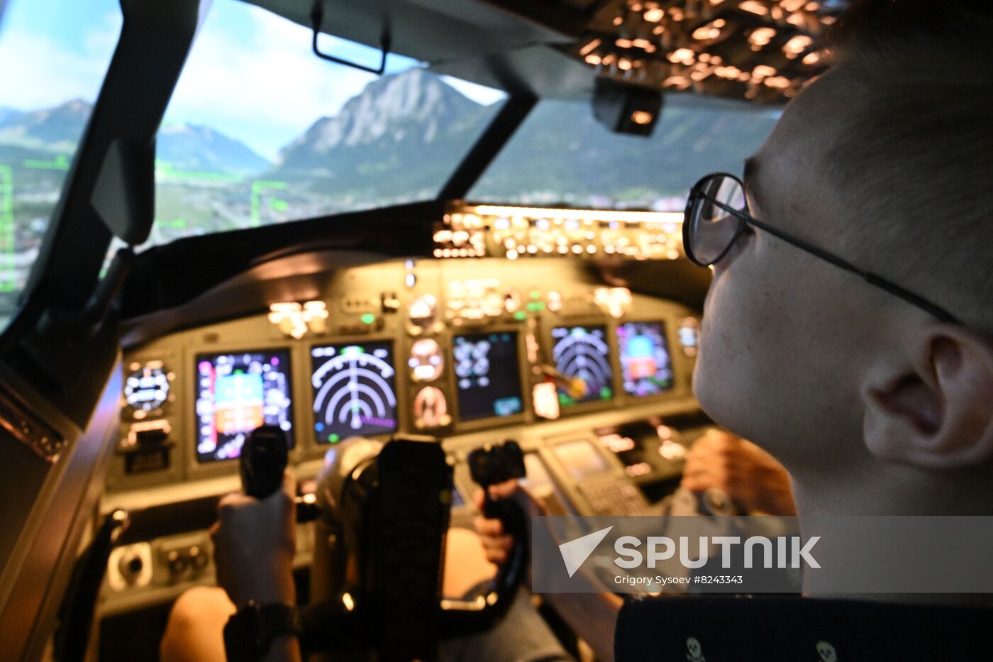 Russia Boeing Flight Simulator