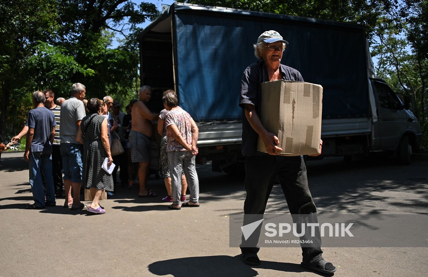 DPR Russia Ukraine Military Operation Humanitarian Aid