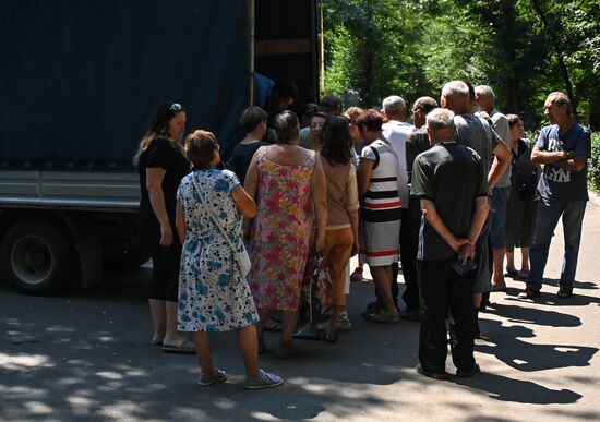 DPR Russia Ukraine Military Operation Humanitarian Aid