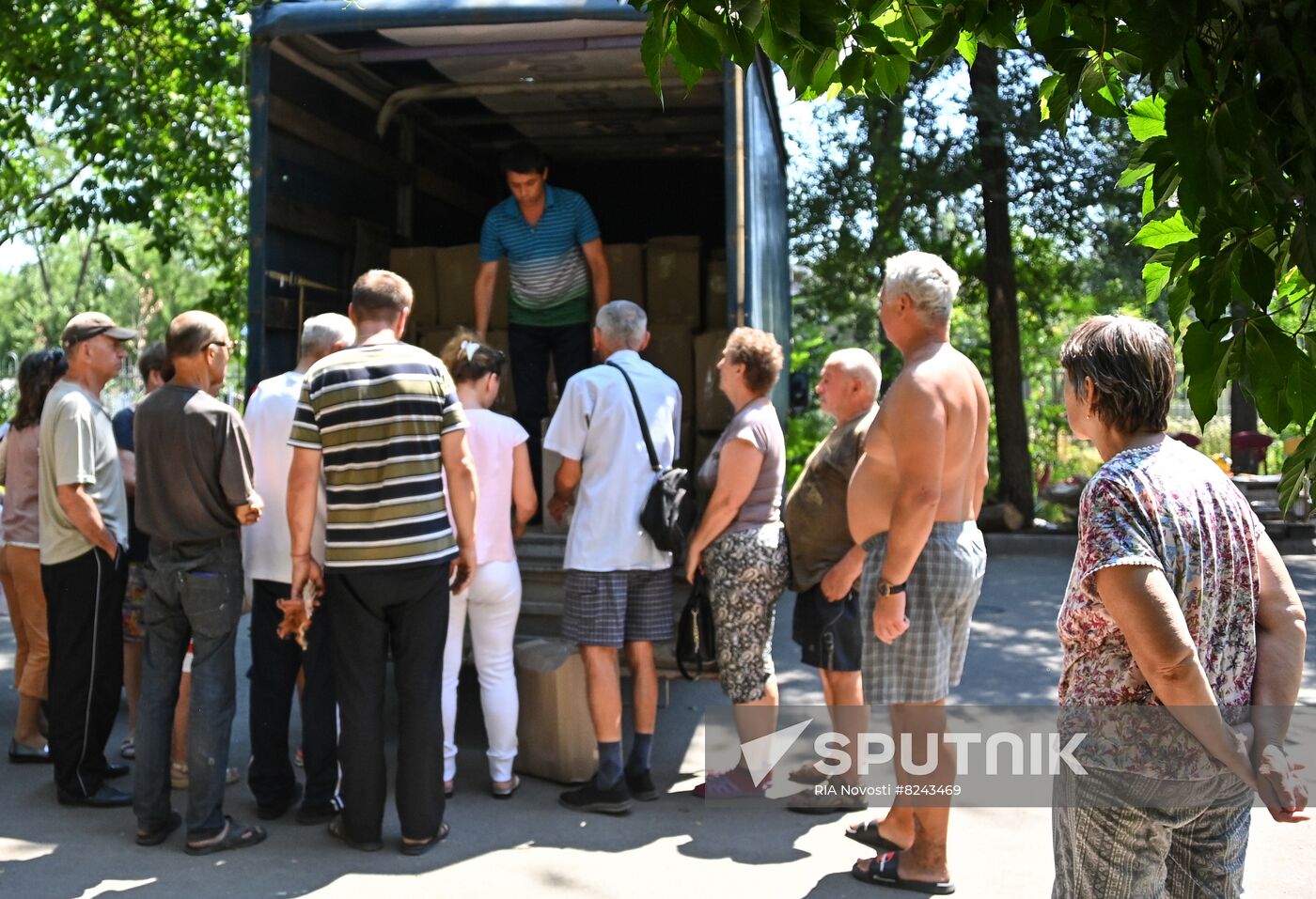 DPR Russia Ukraine Military Operation Humanitarian Aid