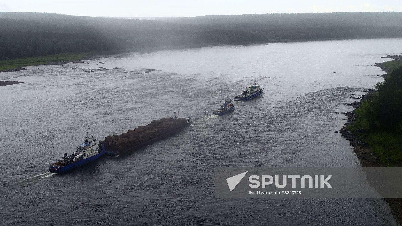 Russia Siberia Chain Steam Tow