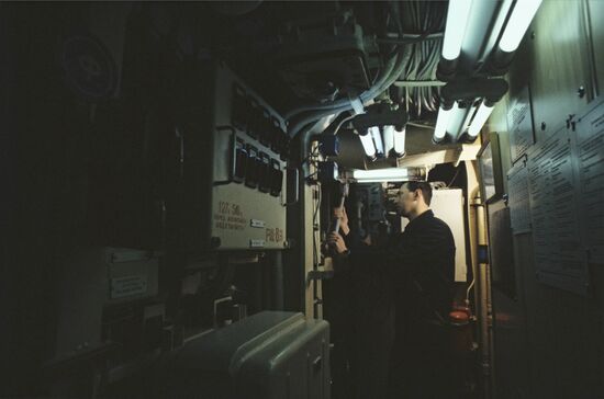 Russian Northern Navy base of nuclear submarines