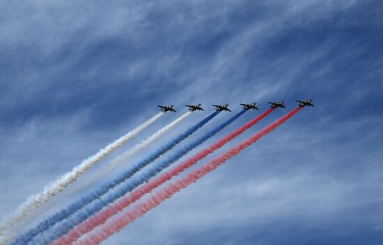 Russia Navy Day Rehearsal
