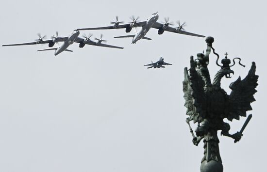 Russia Navy Day Rehearsal