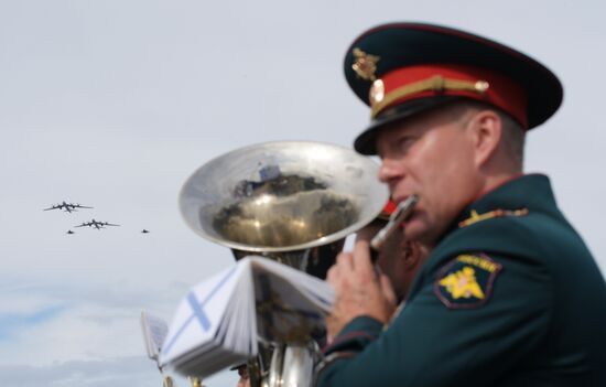 Russia Navy Day Rehearsal