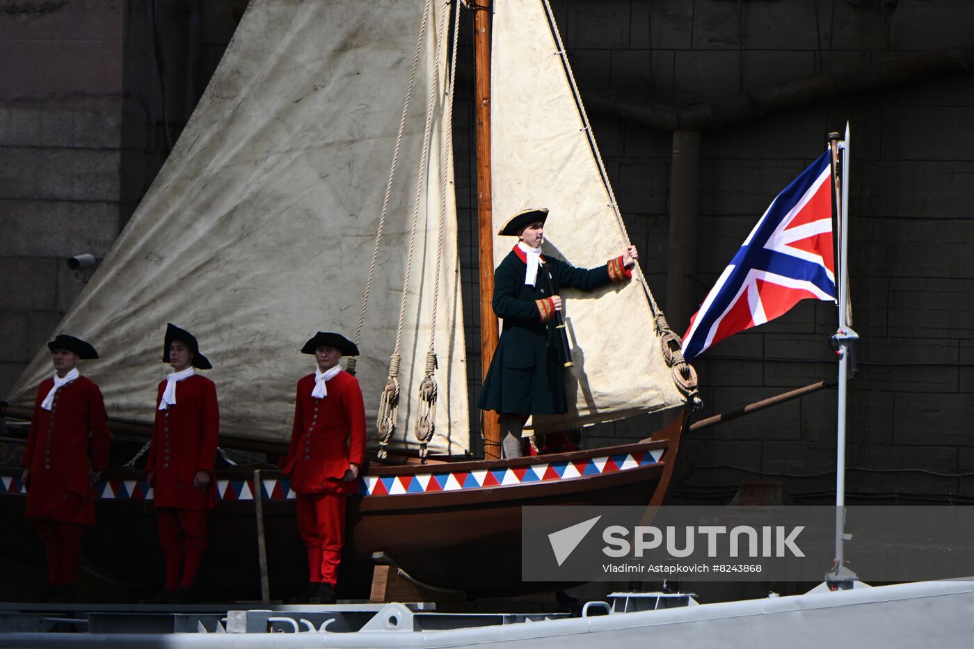 Russia Navy Day Rehearsal