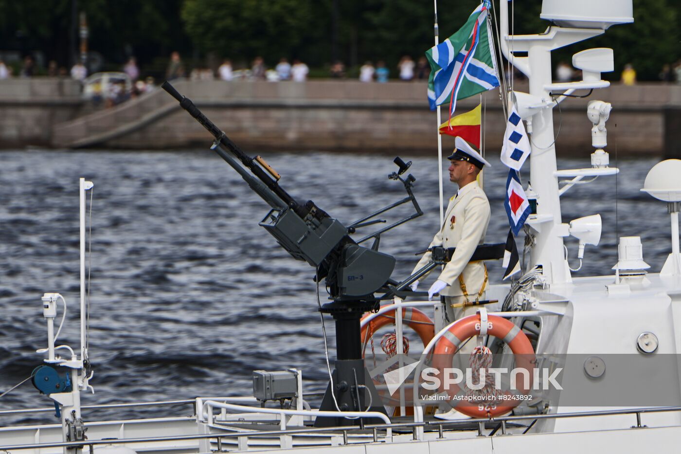 Russia Navy Day Rehearsal