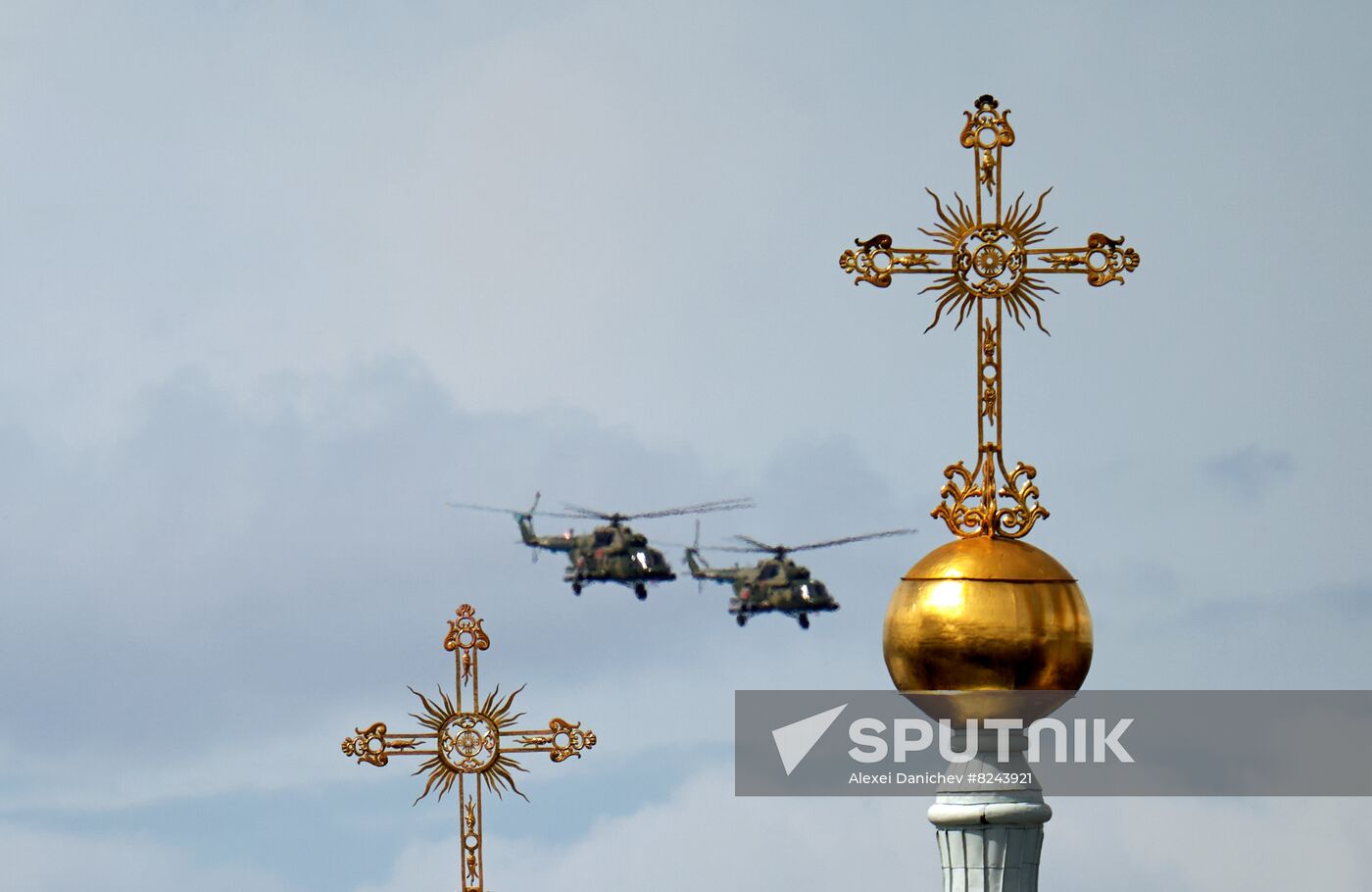 Russia Navy Day Rehearsal