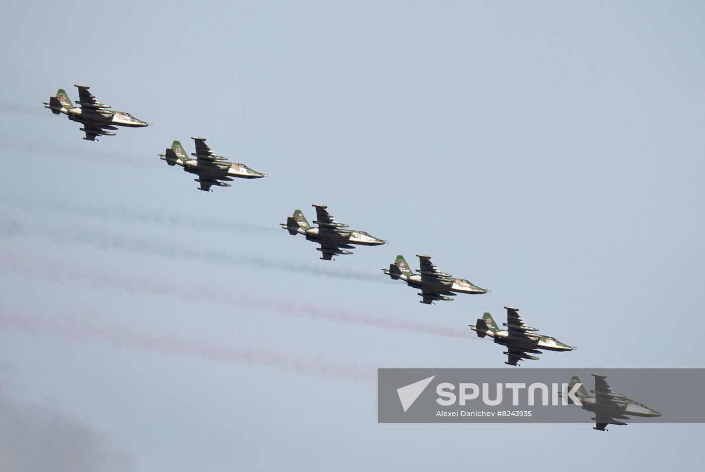 Russia Navy Day Rehearsal