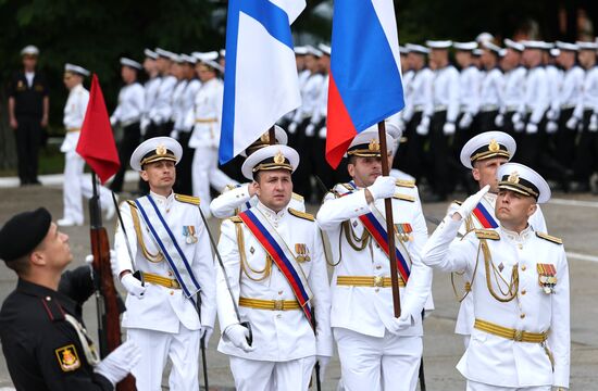 Russia Navy Day Rehearsal