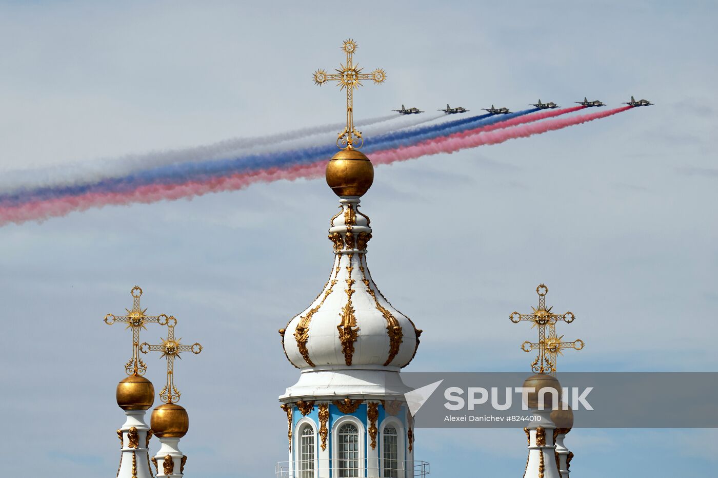 Russia Navy Day Rehearsal