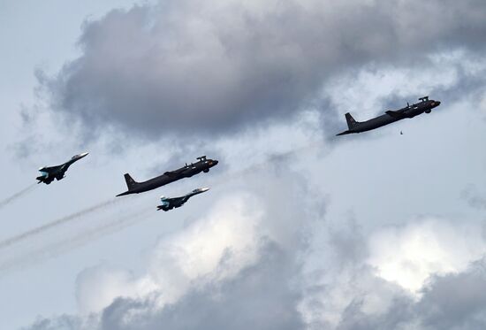 Russia Navy Day Rehearsal