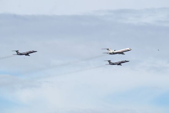 Russia Navy Day Rehearsal