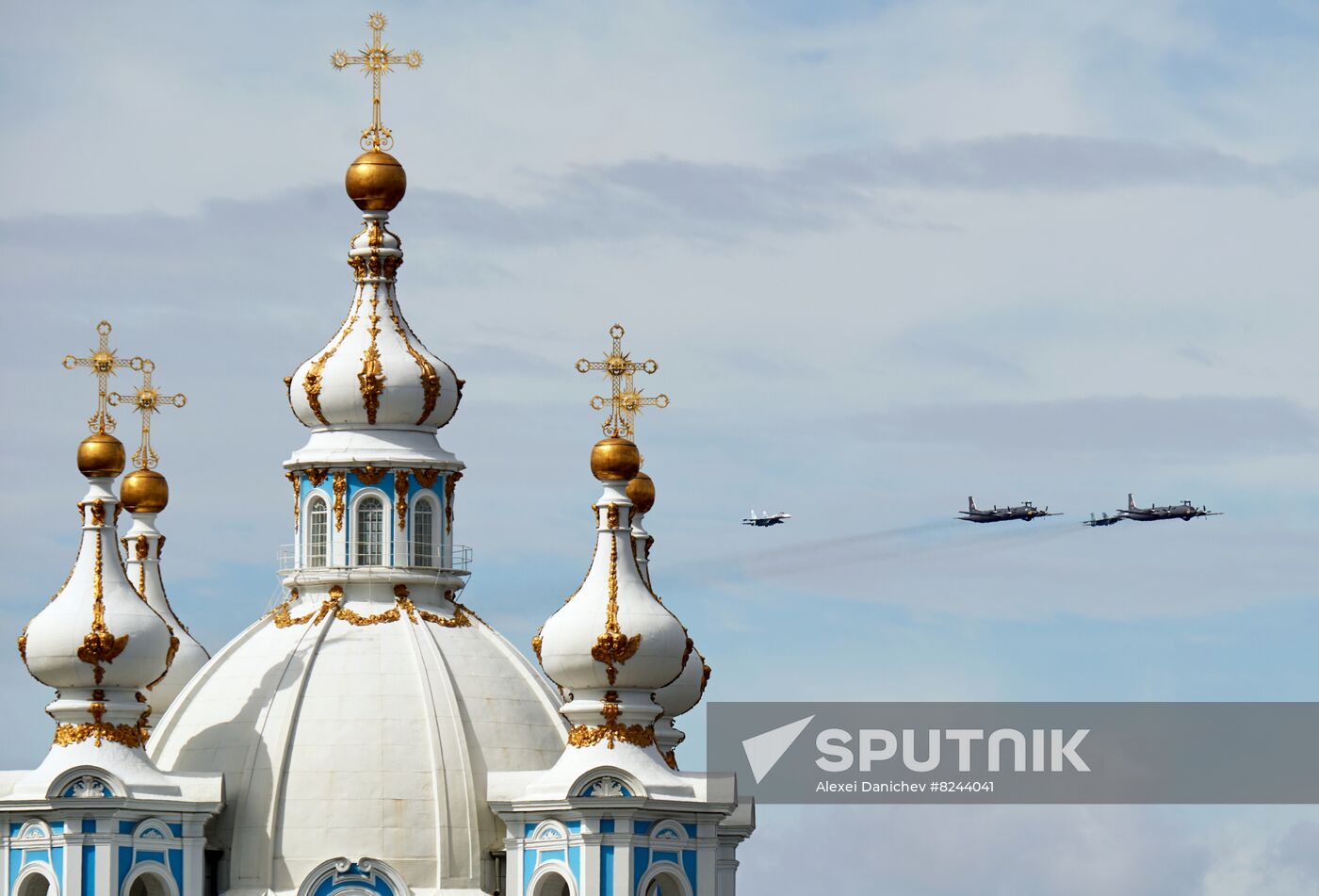 Russia Navy Day Rehearsal