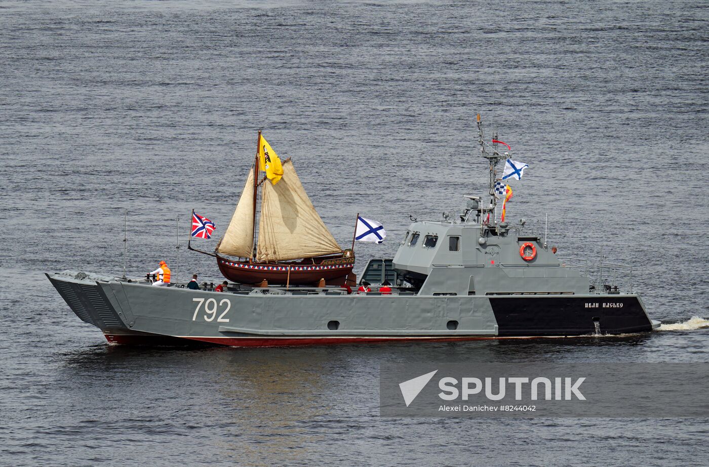 Russia Navy Day Rehearsal