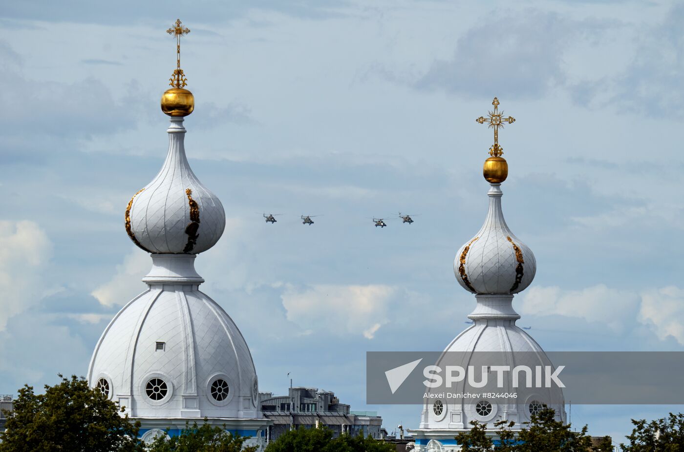 Russia Navy Day Rehearsal