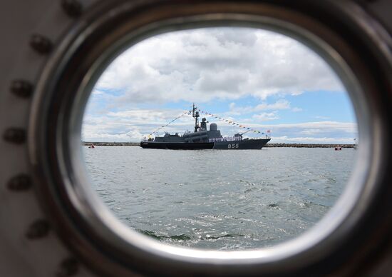 Russia Navy Day Rehearsal