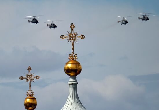 Russia Navy Day Rehearsal