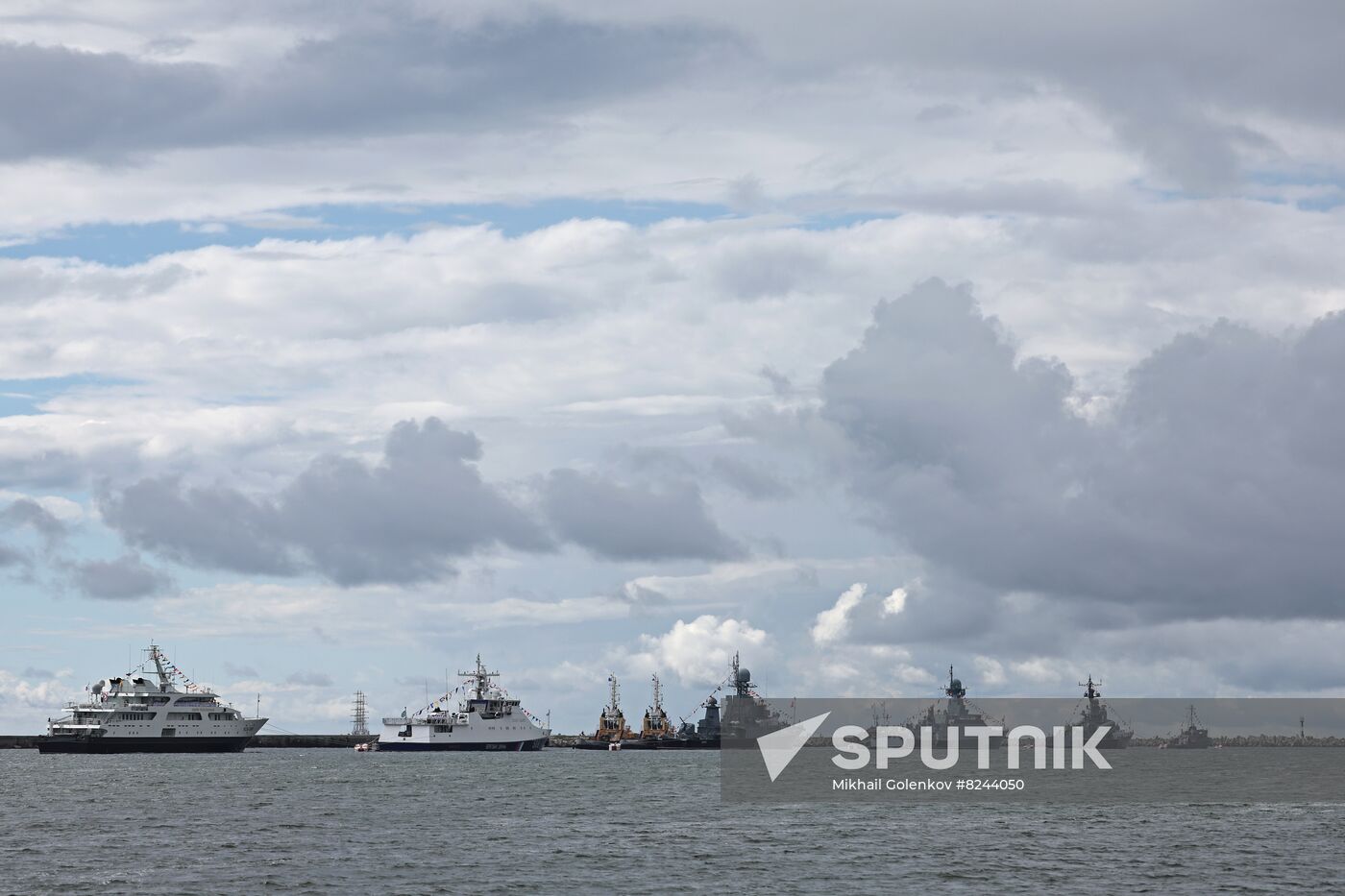 Russia Navy Day Rehearsal