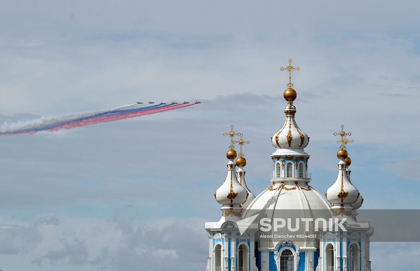 Russia Navy Day Rehearsal