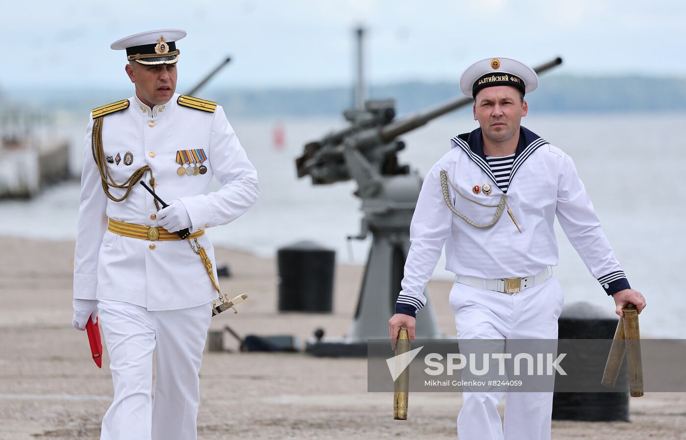 Russia Navy Day Rehearsal