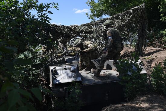 Ukraine Russia Military Operation Airborne Troops