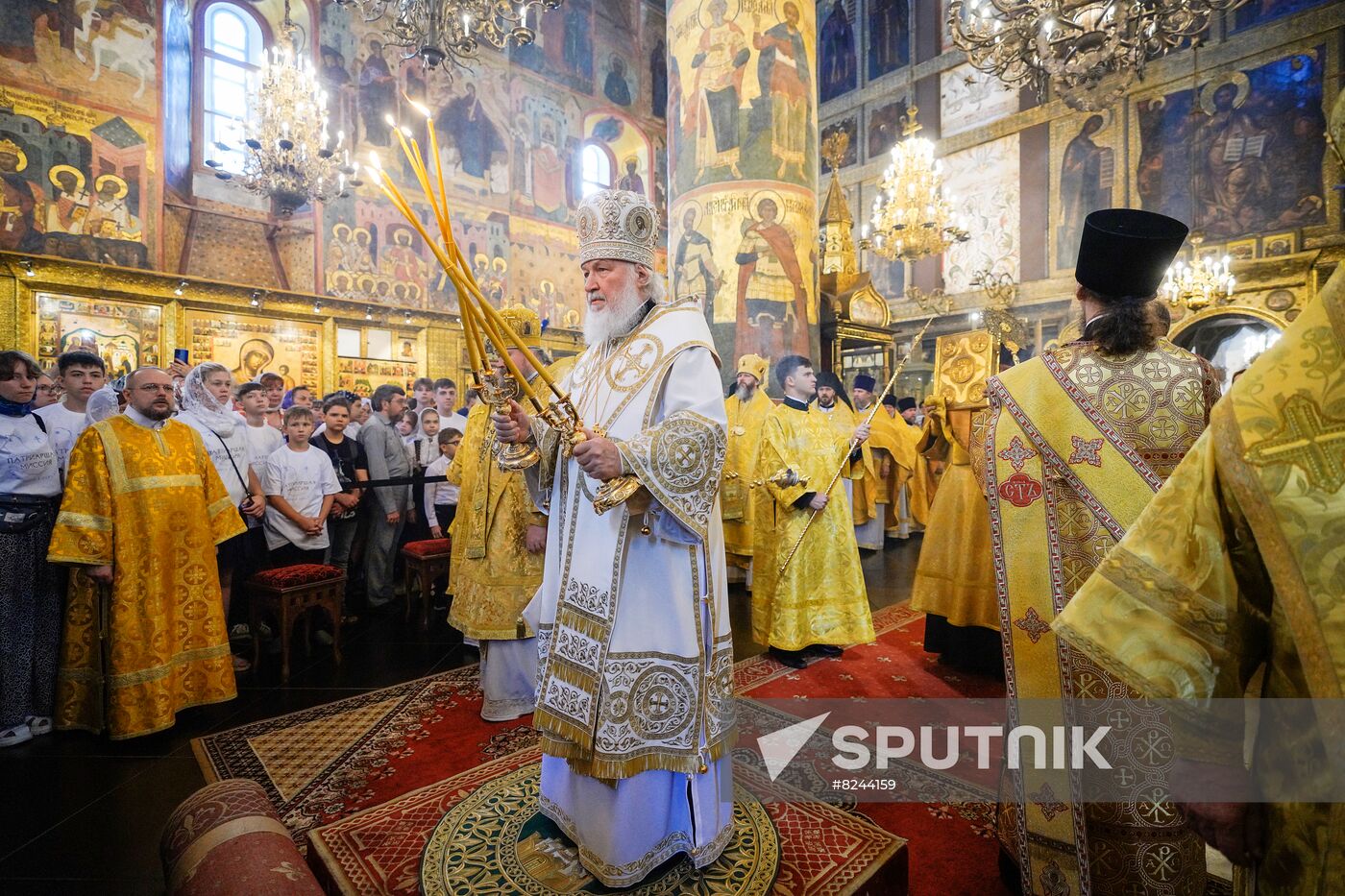 Russia Religion Patriarch Rus Baptism Day