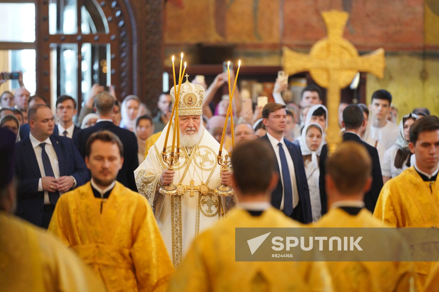 Russia Religion Patriarch Rus Baptism Day