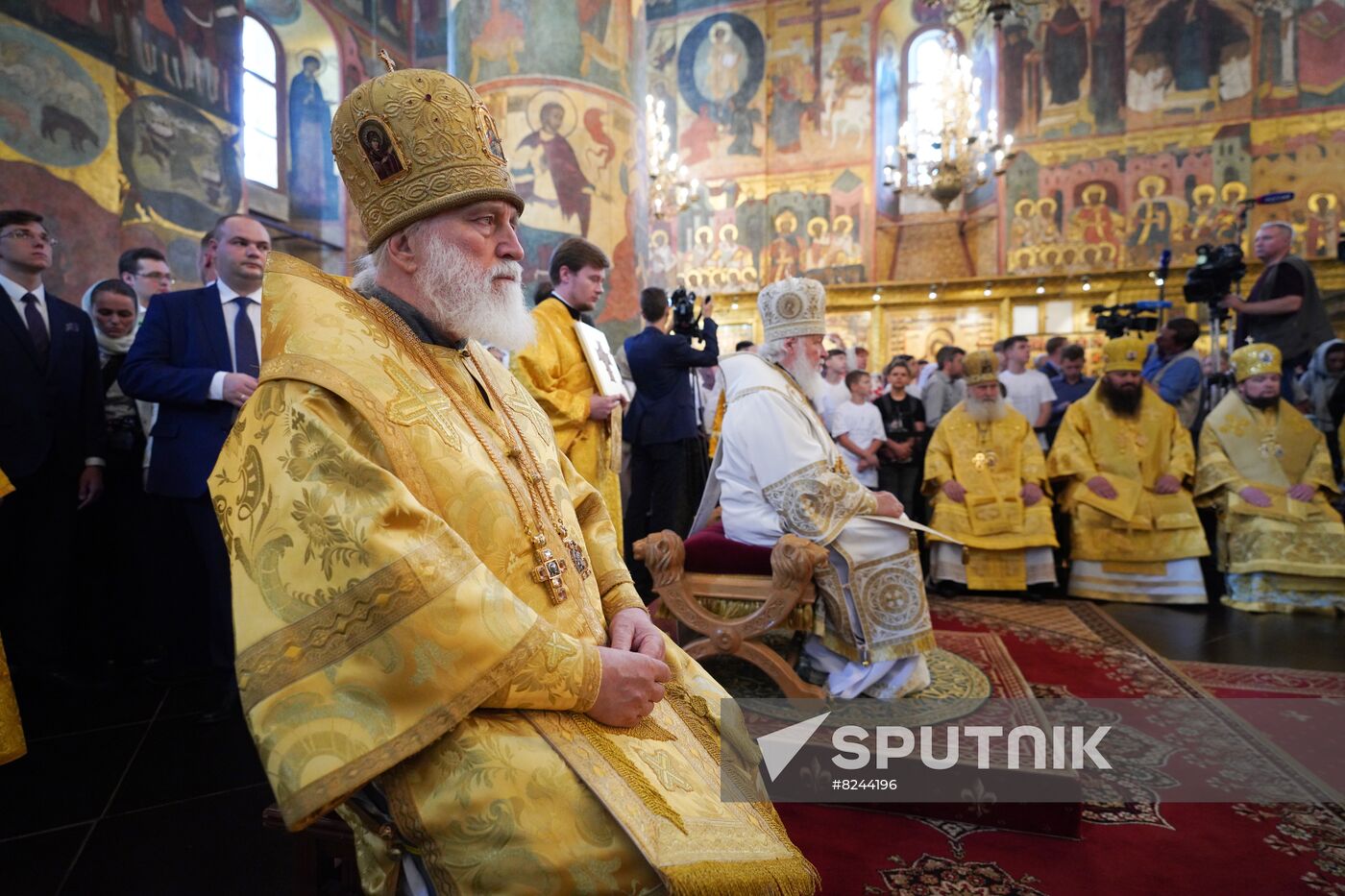 Russia Religion Patriarch Rus Baptism Day