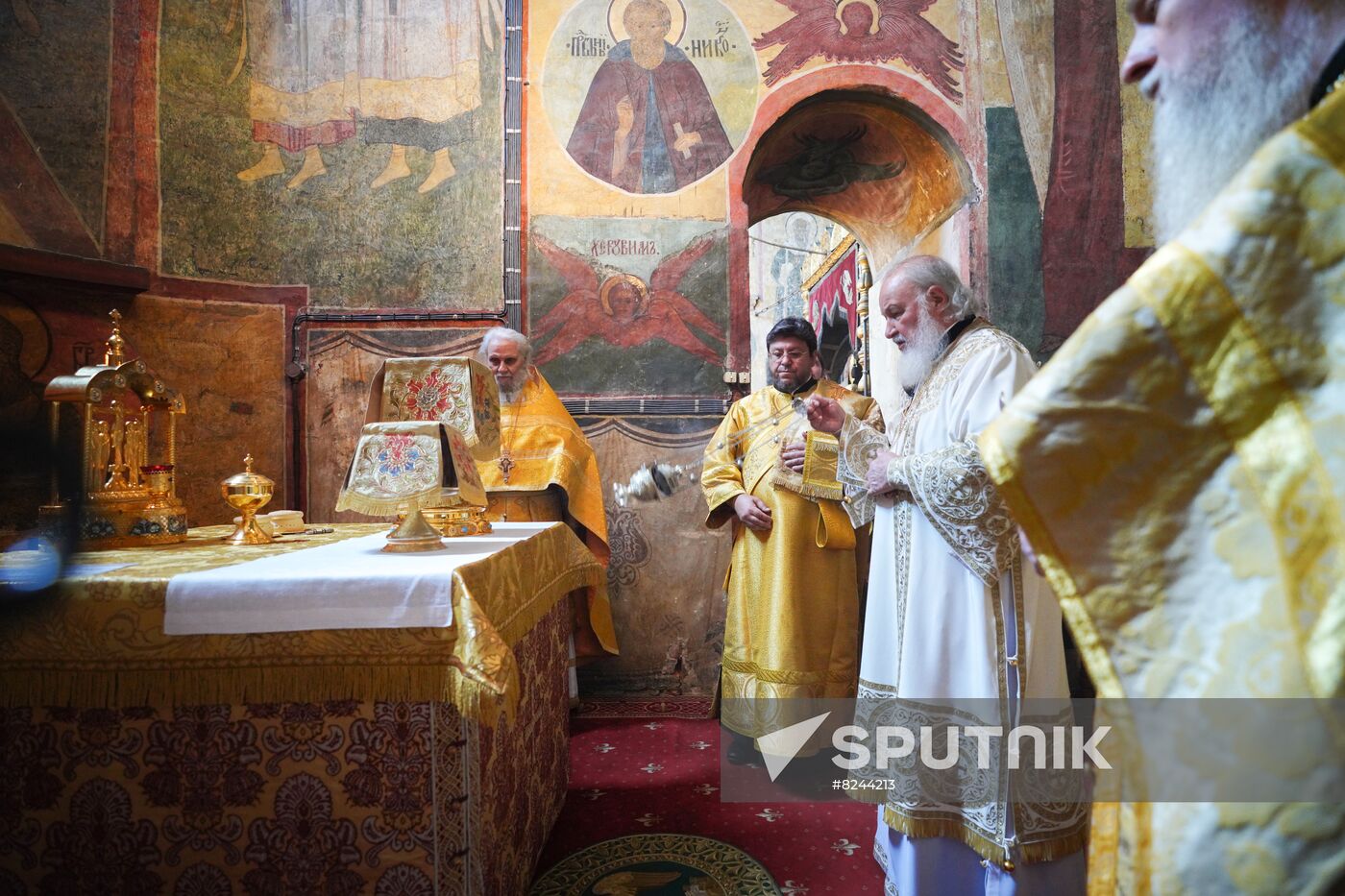 Russia Religion Patriarch Rus Baptism Day