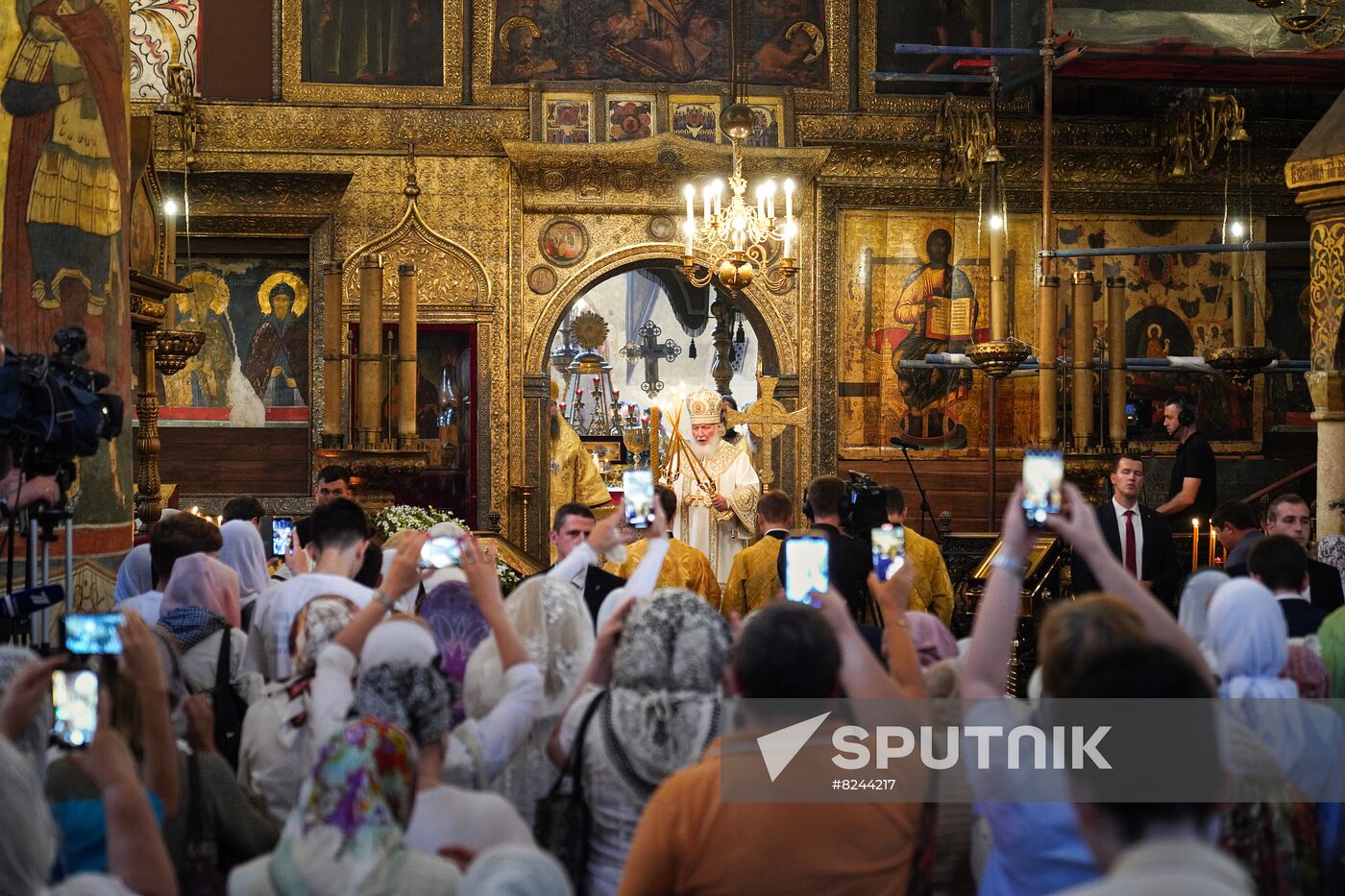 Russia Religion Patriarch Rus Baptism Day