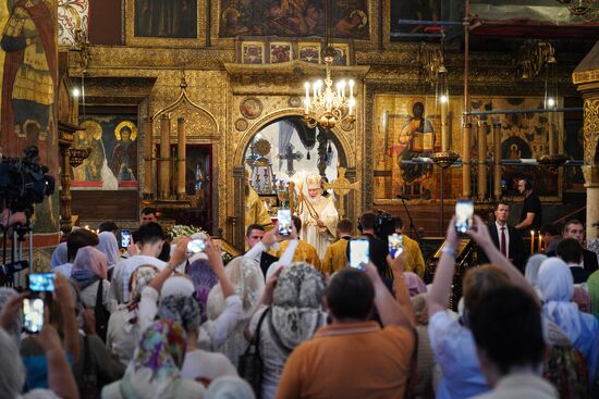 Russia Religion Patriarch Rus Baptism Day