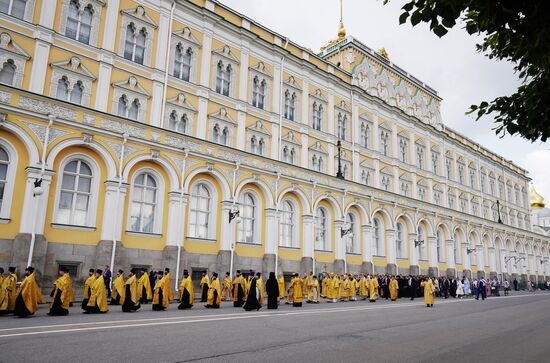Russia Religion Patriarch Rus Baptism Day