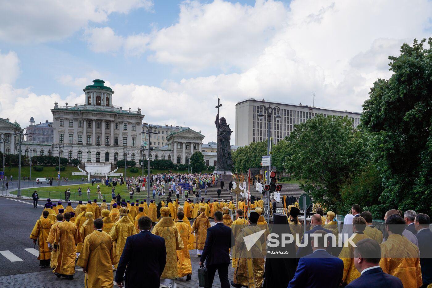 Russia Religion Patriarch Rus Baptism Day