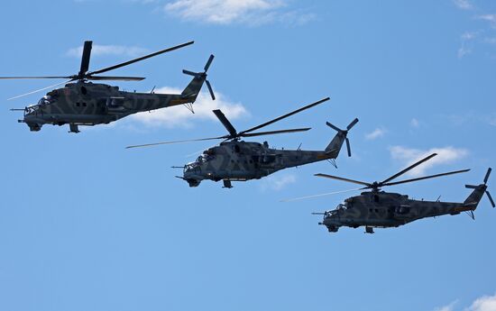 Russia Navy Day Rehearsal