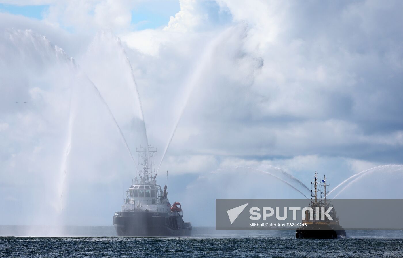 Russia Navy Day Rehearsal