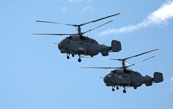 Russia Navy Day Rehearsal