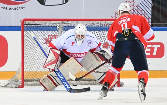 Russia Ice Hockey Paralympians Support Match