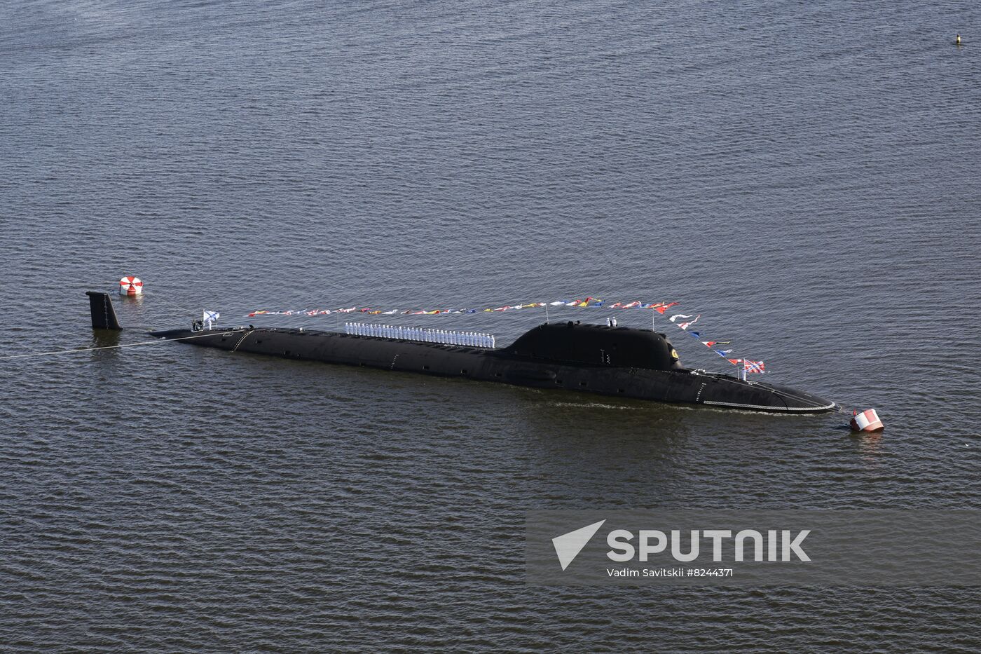 Russia Navy Day Rehearsal