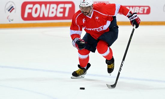 Russia Ice Hockey Paralympians Support Match