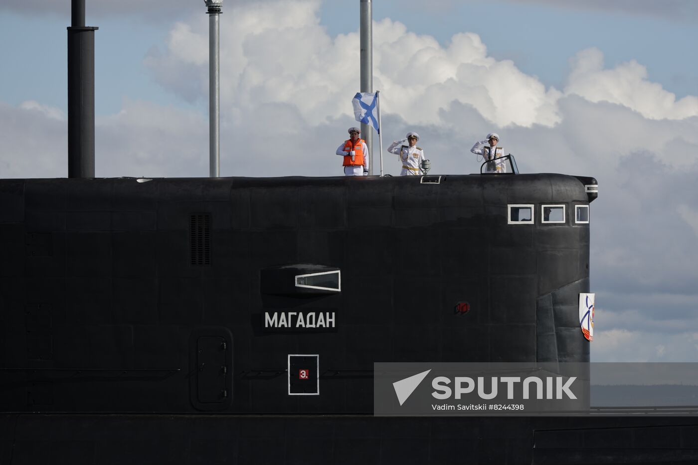 Russia Navy Day Rehearsal