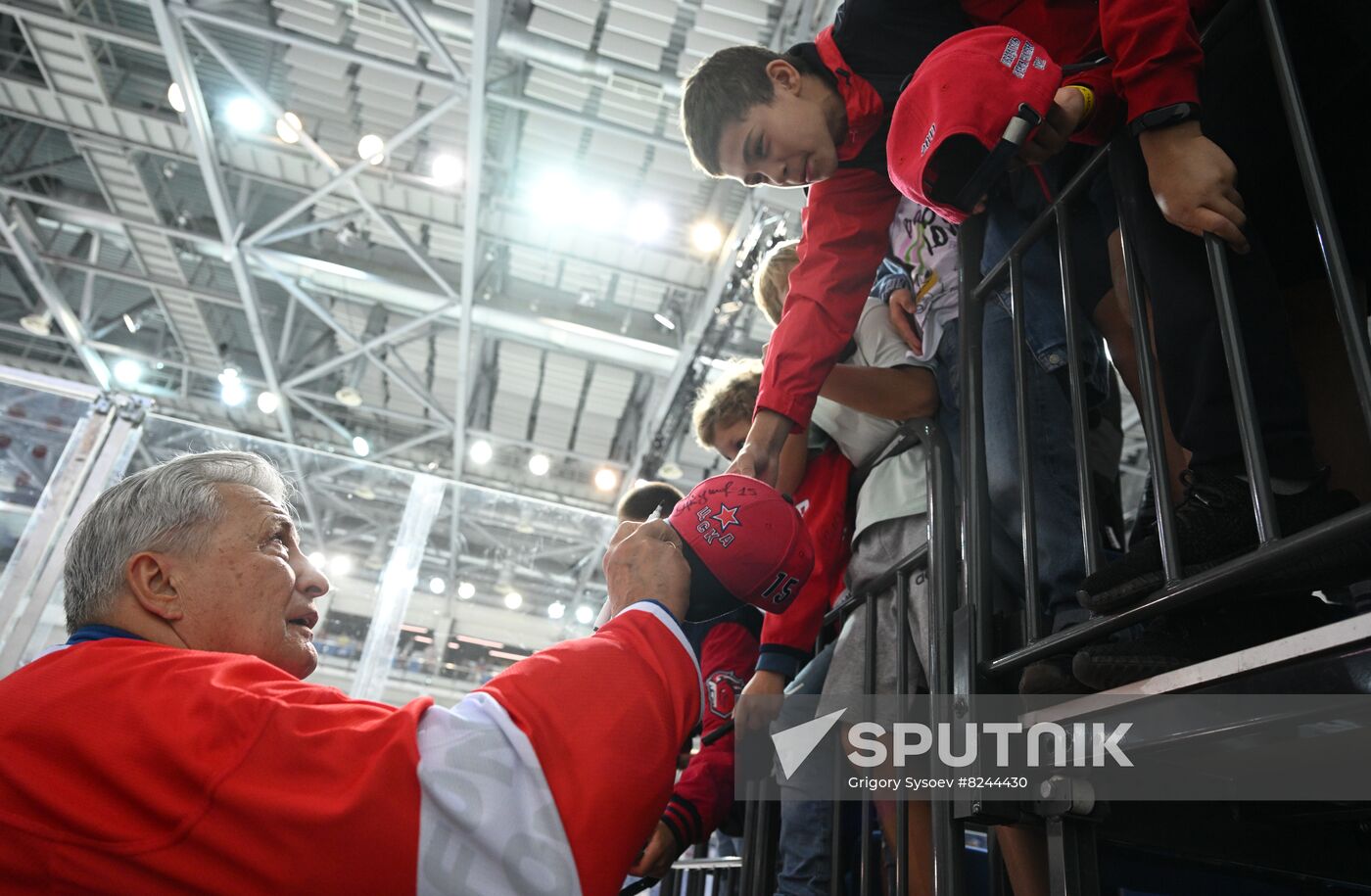 Russia Ice Hockey Paralympians Support Match