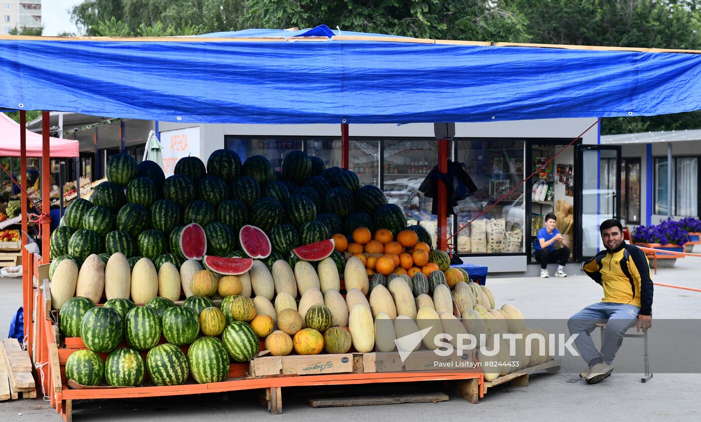 Russia Agriculture Watermelons Season