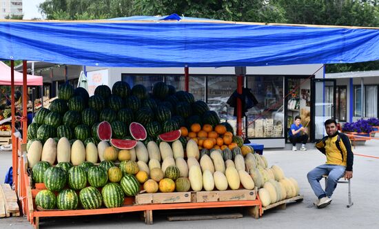 Russia Agriculture Watermelons Season