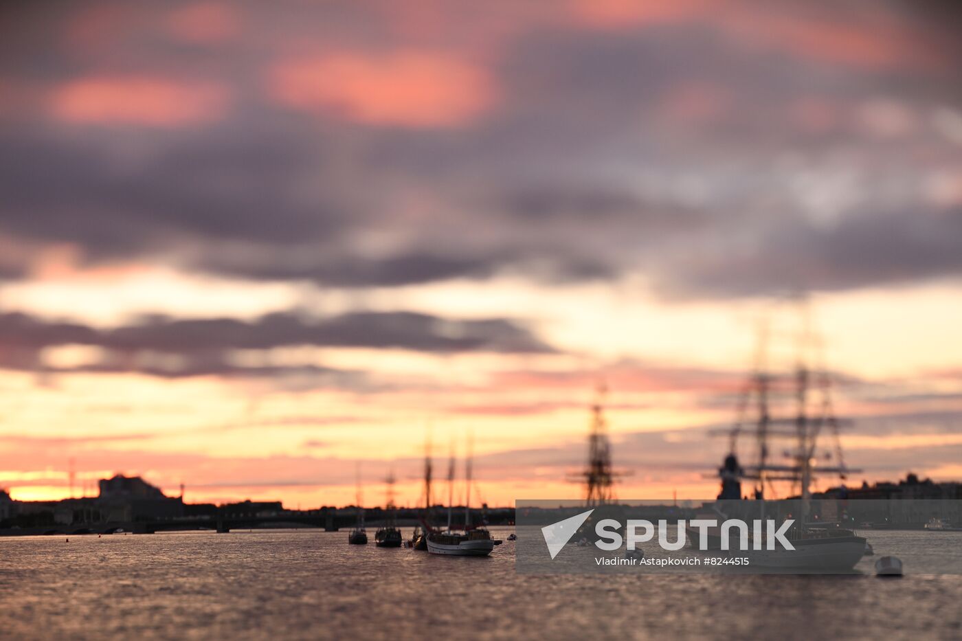Russia Navy Day Preparations