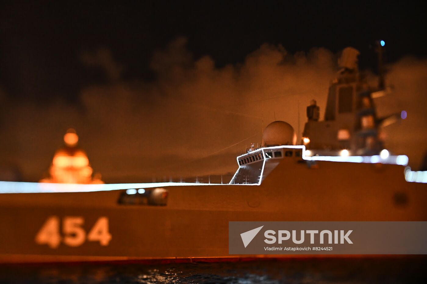 Russia Navy Day Preparations