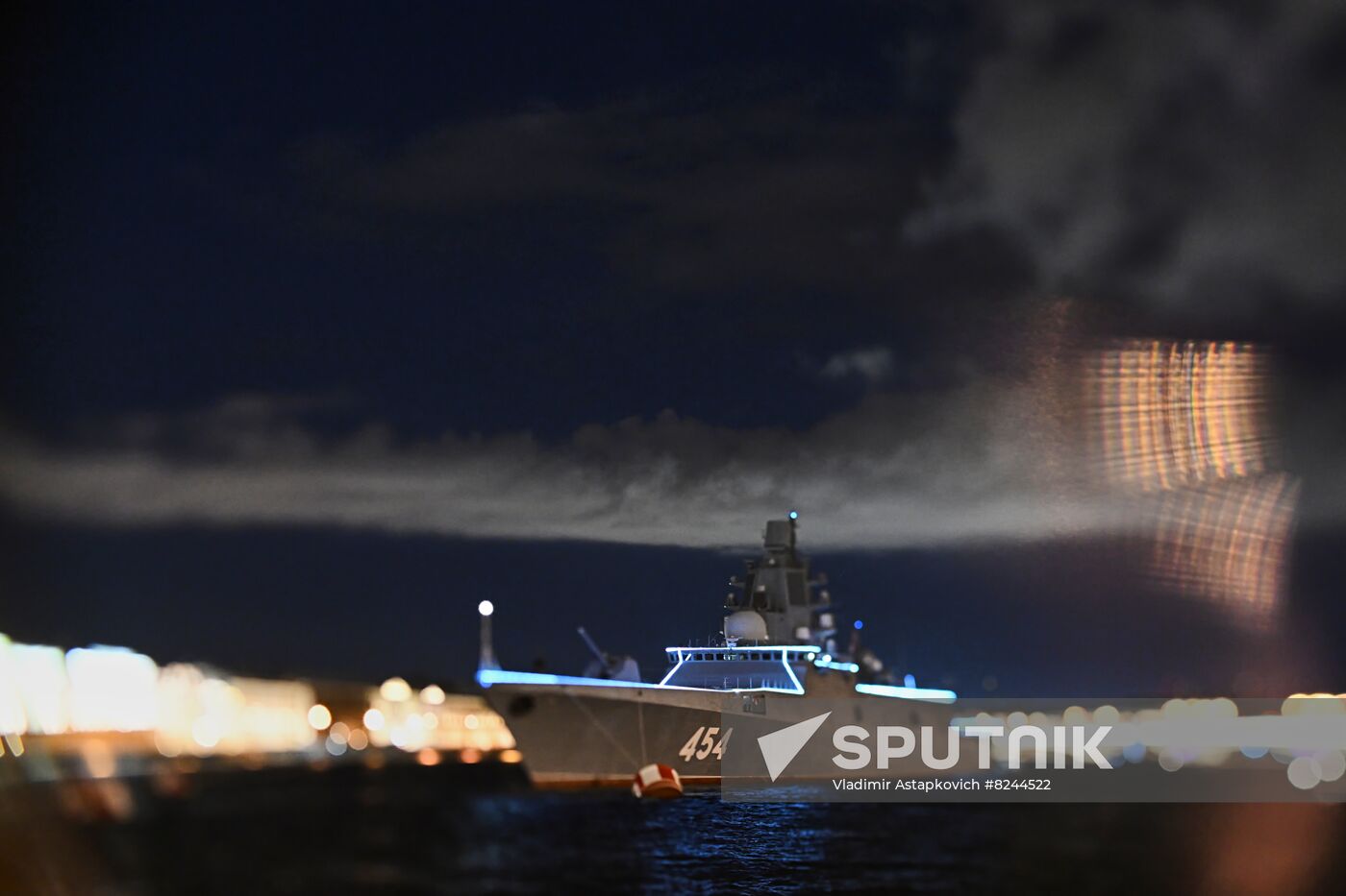 Russia Navy Day Preparations