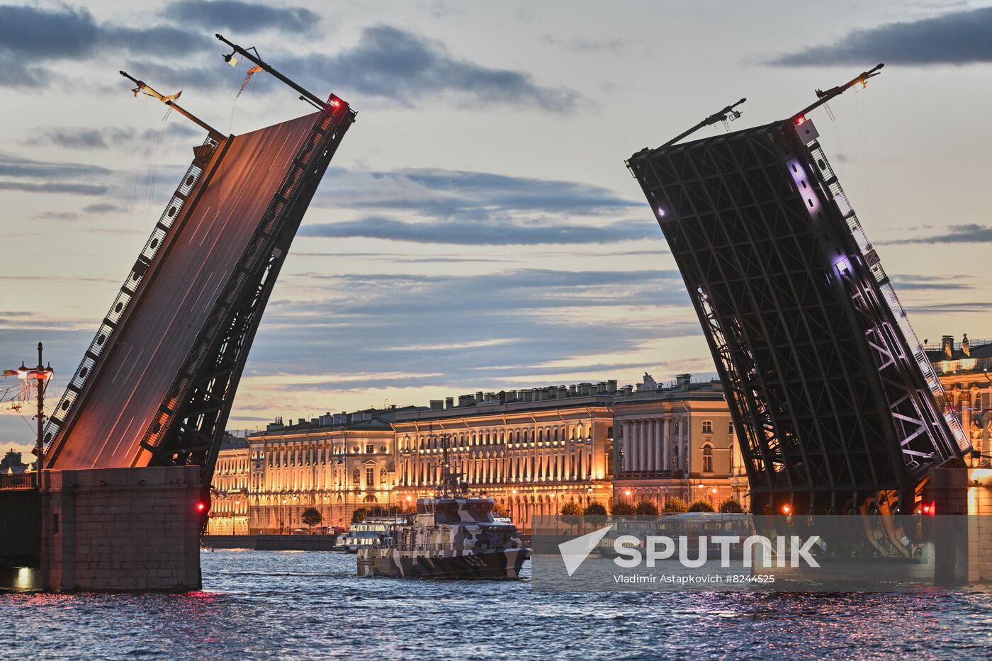 Russia Navy Day Preparations