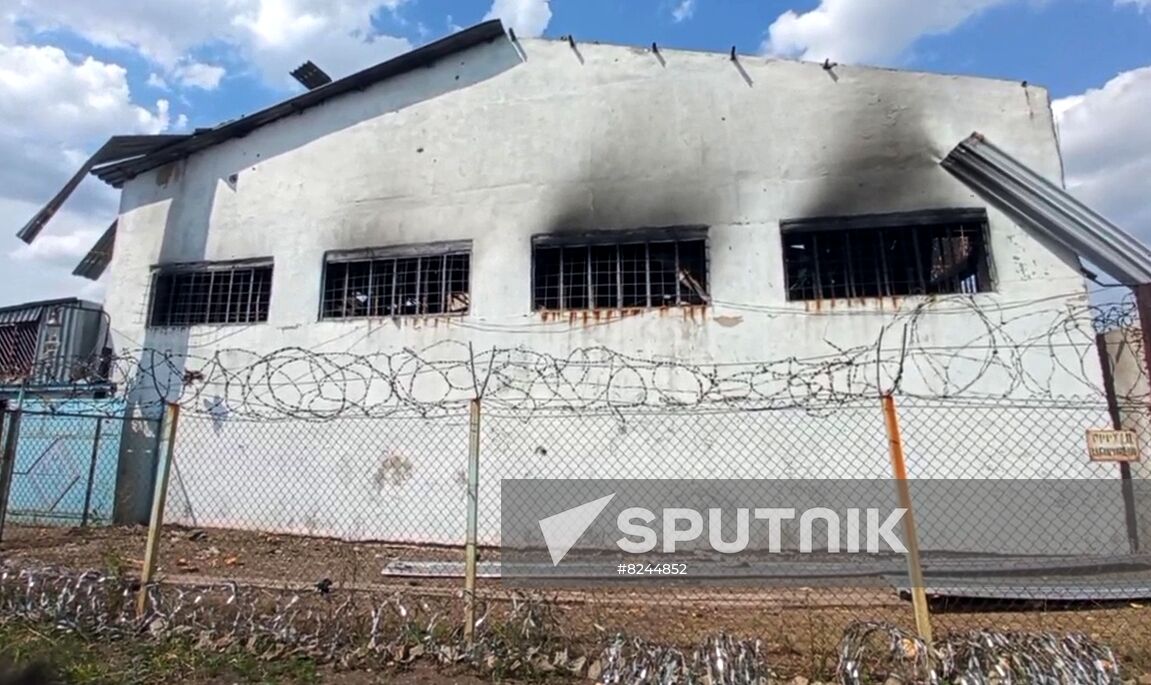 DPR Russia Ukraine Military Operation Prison Shelling