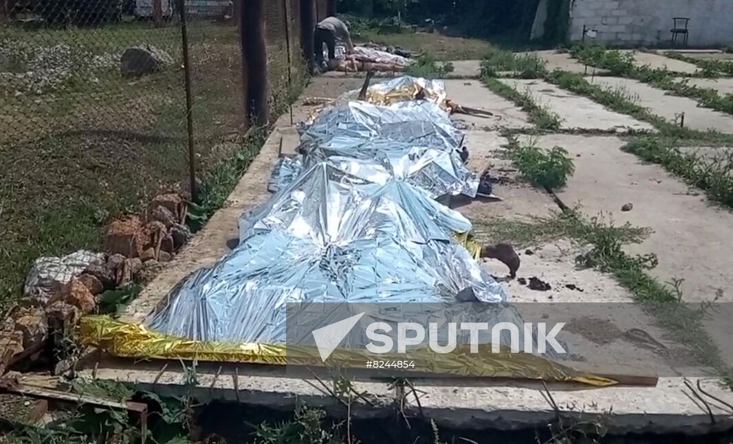 DPR Russia Ukraine Military Operation Prison Shelling